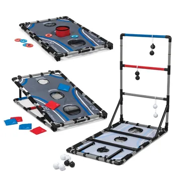 Спортивный игровой набор 3 в 1 для багажника - козырек, лестница, игрушки для кемпинга с шайбой