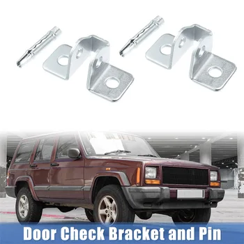 2шт Дверной контрольный кронштейн и штифт 55002361 55012900 для Jeep Cherokee 1984-2001 Автомобильные аксессуары