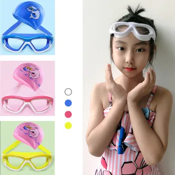 Детские очки для плавания для водных видов спорта Водонепроницаемые противотуманные Очки для купания По рецепту врача, Снаряжение для серфинга, дайвинга, пляжные очки
