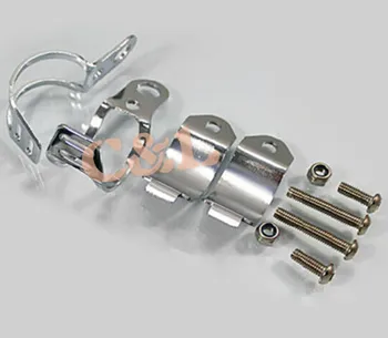 1 пара хромированных алюминиевых кронштейнов для указателей поворота, зажим для крепления вилки 35 мм-39 мм