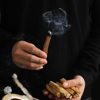 Палочки для благовоний Palo Santo, деревянные смазывающие полоски, аромадиффузор, пятна, Палочка для ароматерапии, Ожог, Деревянная палочка Без запаха