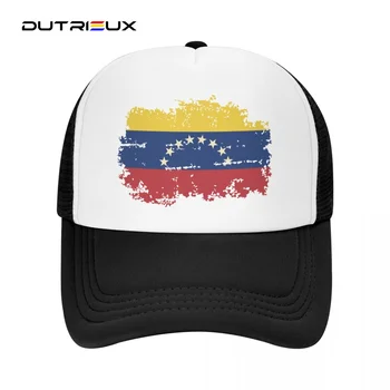 Бейсболки со Старым Флагом Венесуэлы, мужские бейсболки Snapback, шапки для любителей, Кепки для Дальнобойщиков, женские Дышащие Сетчатые козырьки