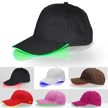 Мужские И женские светодиодные шляпы, светящиеся бейсболки для пеших прогулок, Бега Трусцой, спорта на открытом воздухе, Милой забавной вечеринки, крутого выступления, косплея Y2K