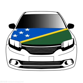 флаги Соломоновых островов, флаги на капоте автомобиля, 3,3x5 футов / 5x7ft, 100% полиэстер, баннер на капоте автомобиля