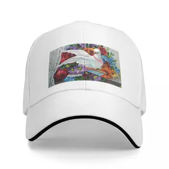 Бейсбольная Кепка TOOL Band Для Мужчин И Женщин Snapback White Dove С Цветами, Винтажная Роскошная Кепка Boonie Hats, Западные Шляпы, Шляпа 2023