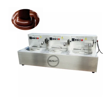 Лучшая цена коммерческая электрическая мини-машина для темперирования шоколада емкостью 24 кг