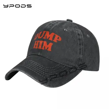 Джинсовая бейсболка Для мужчин И женщин Dump Him Snapback Hat Летняя спортивная хип-хоп кепка Gorras