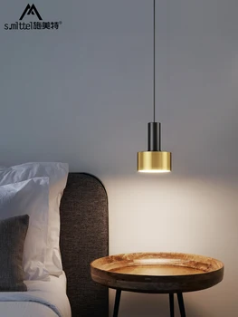 Прикроватная люстра, Современный минимализм, Интернет-знаменитости, Длинная очередь, Лампа для столовой, Роскошные лампы в скандинавском стиле, Спальня