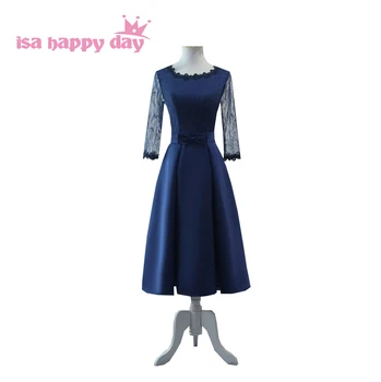 принцесса простой элегантный повод, рукава для подростков, синее вечернее платье, платье для подростков, женские бальные платья, платья бордового цвета H4224